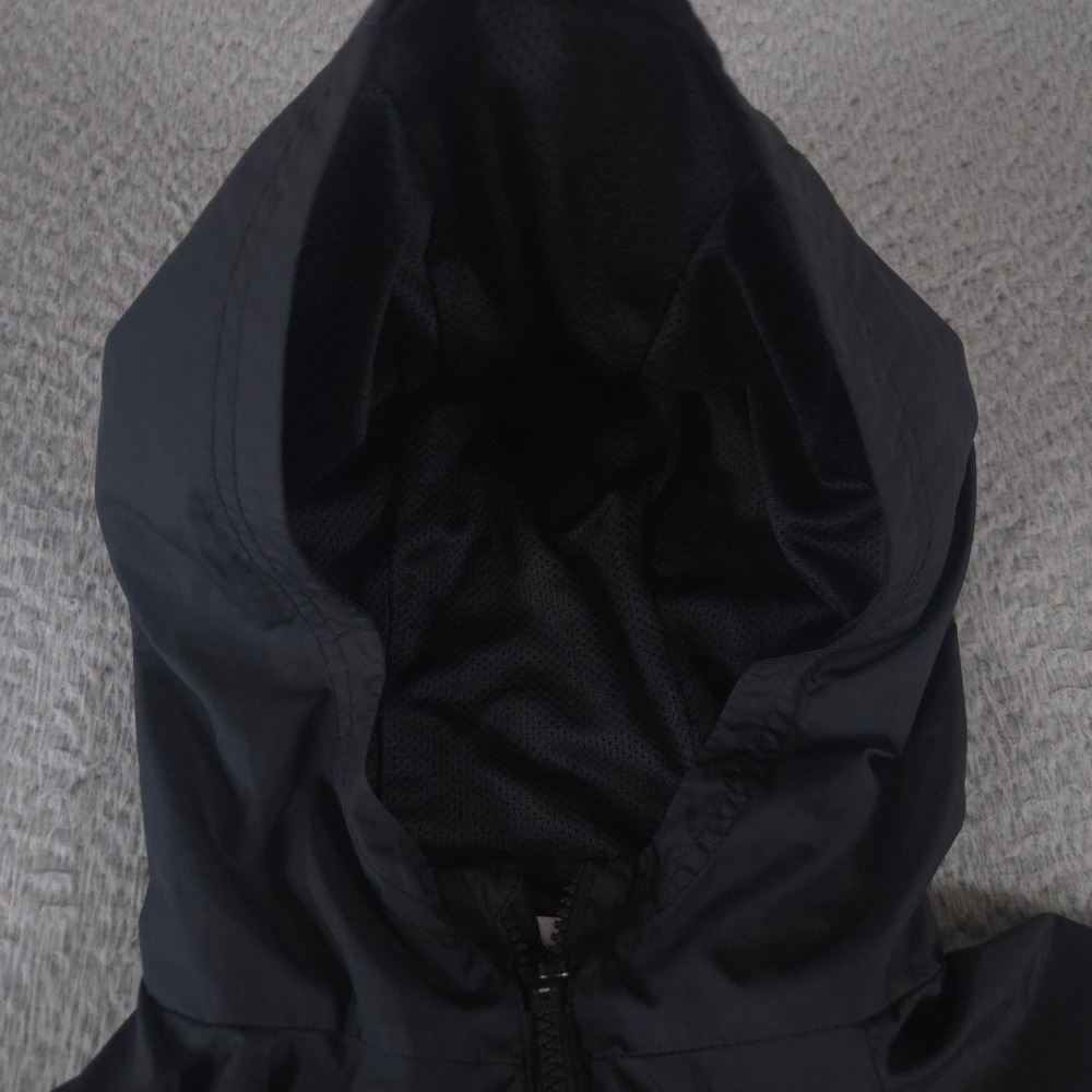 Nike Jacket Boys Large Black Sportswear Windrunner Full-Zip Lightweight Hooded - Picture 7 of 12